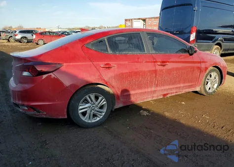 2019 Hyundai Elantra Value Edition z USA, uszkodzony, nr VIN 5NPD84LF5KH432297